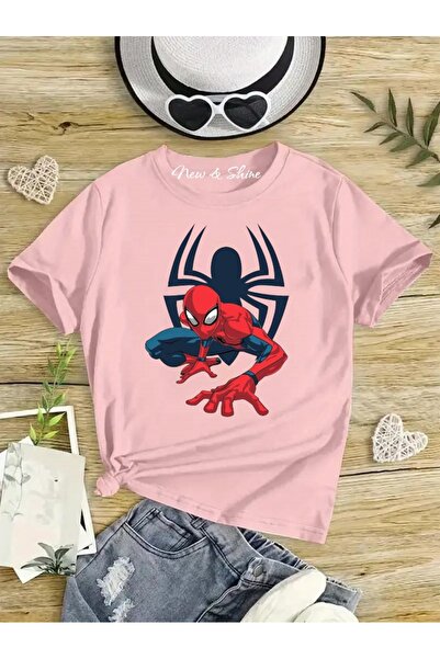 New Shine DEČJA MAJICA S OTISKOM SPAJDERMANA I EMBLEMA, VEĆA VELIČINA