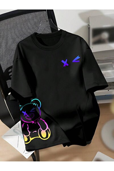 Vordevia Βαμβακερό μπλουζάκι με στάμπα αρκουδάκι