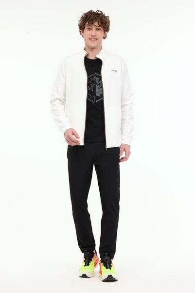 lumberjack Ml Jose 18Itl612 5Fx White Men's Tracksuit Top