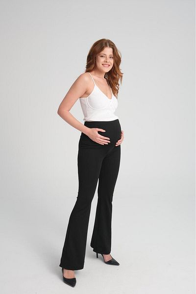 SERRA MATERNİTY Spanish Leg Full Flexible Scuba Diver Maternity Pants