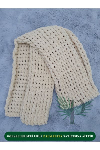 Alize Φουλάρι PALM PUFFY ΜΠΕΖ