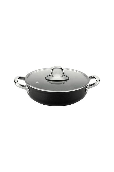 FMS Karam Titanium Flattened 26 cm Rice and Stuffing Pot Induction 4mm