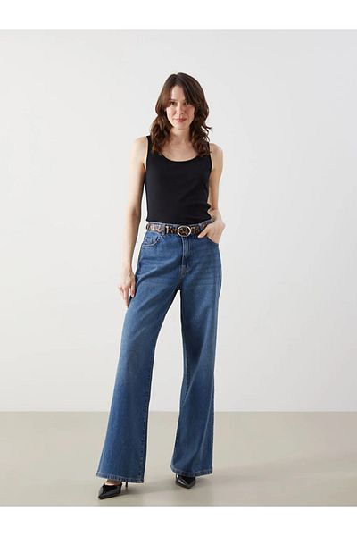 LC Waikiki Γυναικείο εσώρουχο LCWAIKIKI Classic Blue U-Neck