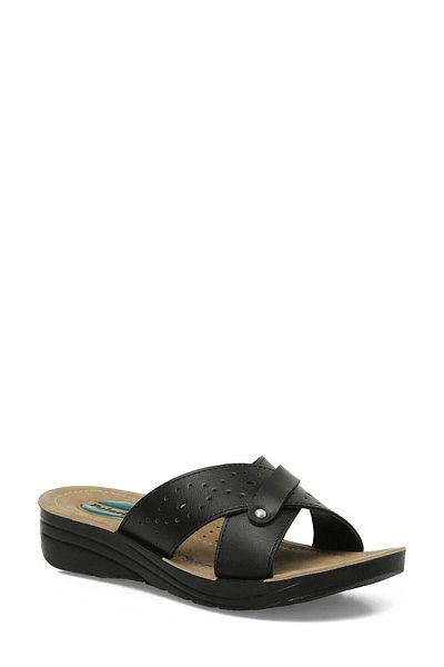 Polaris 403003 .Z5Fx Black Women's House Slippers