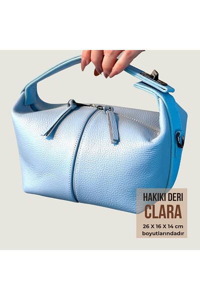 wearme Geantă de mână CLARA din piele naturală Geantă de mână din piele naturală