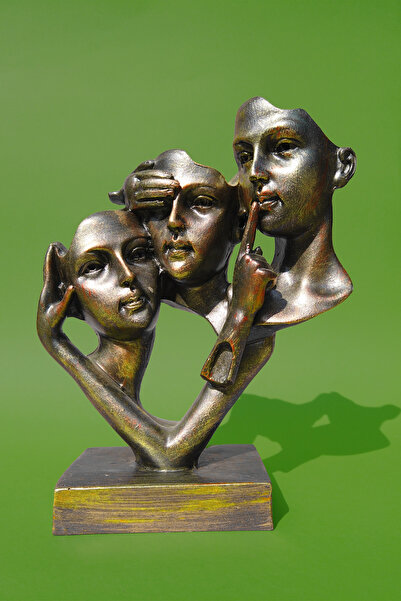 Genel Markalar Görmedim Duymadım Bilmiyorum Soyut Yüzlet Biblo Antik Ofis