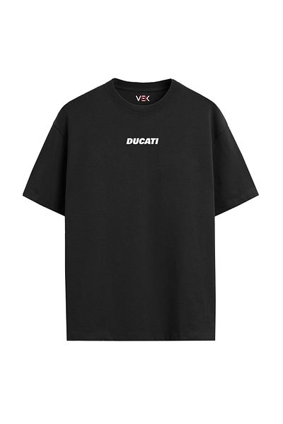 VEK Υπερμεγέθη T-Shirt με μοντέλο Ducati Motors