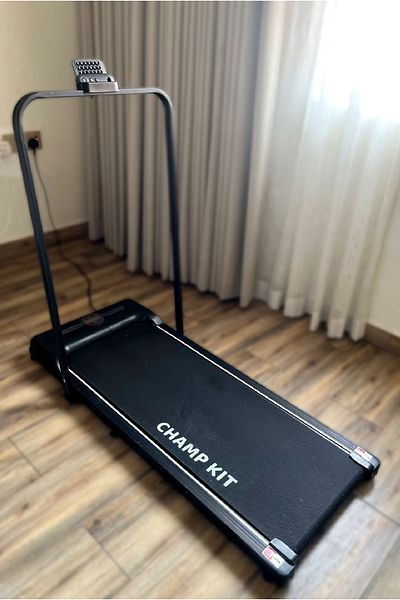 Champ Kit Smart Foldable Treadmill with Bluetooth Speaker and Remote Control, LED Display, 1.5 HP Motor