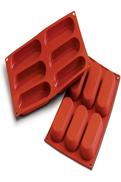 Genel Markalar Dikdörtgen Tahıl Gevreği, Muffin Dubai Çikolata Kalıbı 6'lı