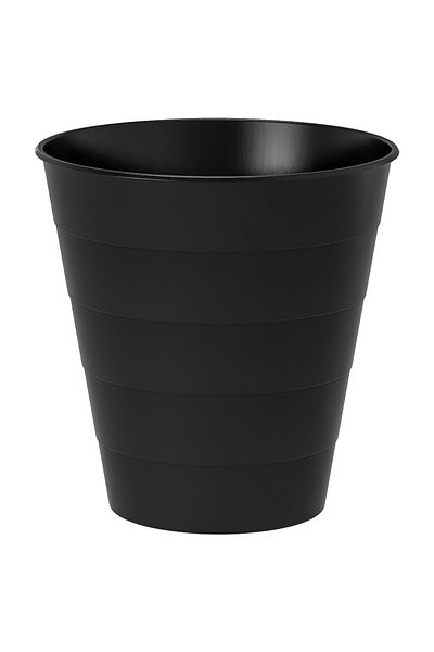co arma Waste container, black, 10 liters, suitable for offices and living rooms
