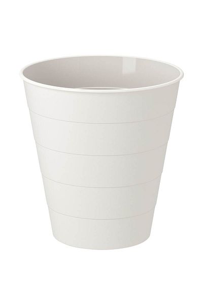 co arma Waste container, white, 10 liters, suitable for offices and living rooms