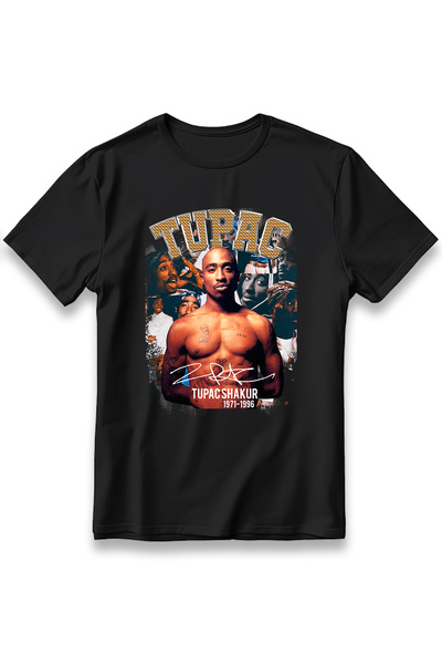 EZG Business Tricou Tupac Thug Life Oversize Unisex 100% bumbac țesătură groasă