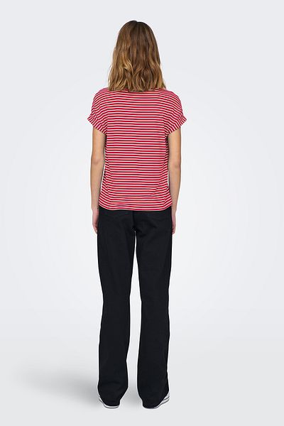ONLY Stretch Striped Regular Fit Crew Neck T-Shirt Onlmoster 15206243