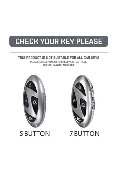 emii auto spare parts Hyundai New Tucson Ioniq Kona Elantra Key Case White/silver 5 Key Model