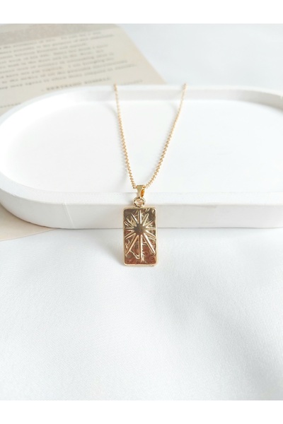 Alexis Carrel خمر الشمس تصميم مستطيل قلادة لوحة