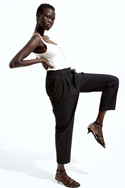 H&M Tapered twill trousers