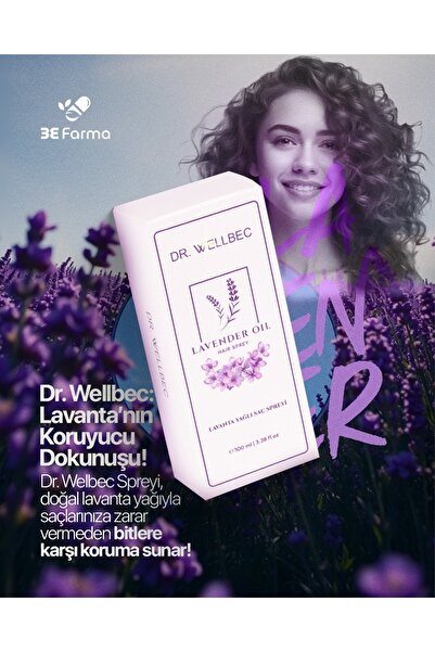 Dr Wellbec Bit Kovucu Lavanta Yağlı Saç Spreyi 100ml