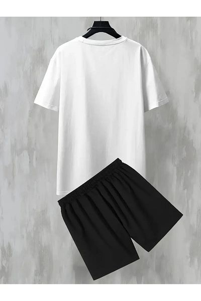 Keywest Men's Printed T-Shirt and Shorts Set