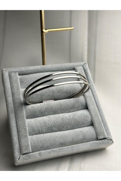 gingillo aksesuar Çelik Gümüş Ajda Bilezik