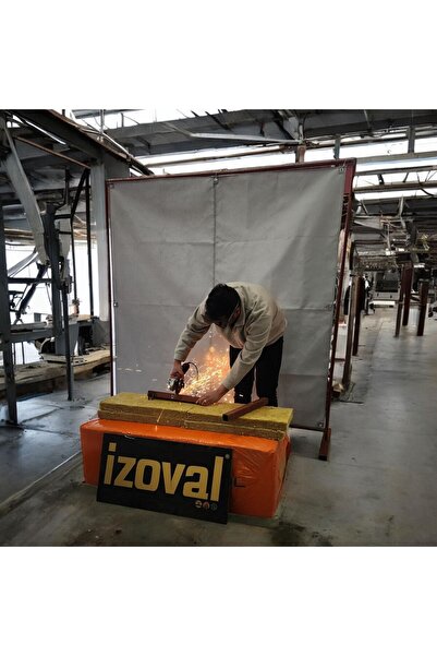 izoval YANMAZ KAYNAK , KIVILCIM PERDESİ AYAKLI TEKERLİ VE PROFİLLİ 2X2 Metre