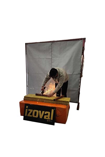 izoval YANMAZ KAYNAK , KIVILCIM PERDESİ AYAKLI TEKERLİ VE PROFİLLİ 2X2 Metre