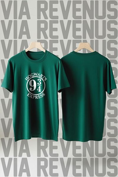 Vordevia Μπλουζάκι Unisex 9 3/4 Express με στάμπα με φαρδιά λαιμόκοψη