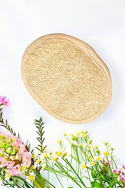 ilaslan international Kabak Lifi Pad Peeling Banyo Kesesi, %100 Organik Kese, Doğal Rahatlama Hissi