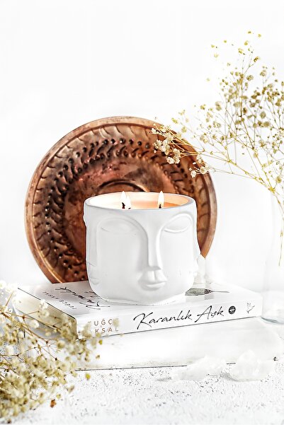 LALEZEN HOME Büyük Beş Yüzlü Dekoratif Mum