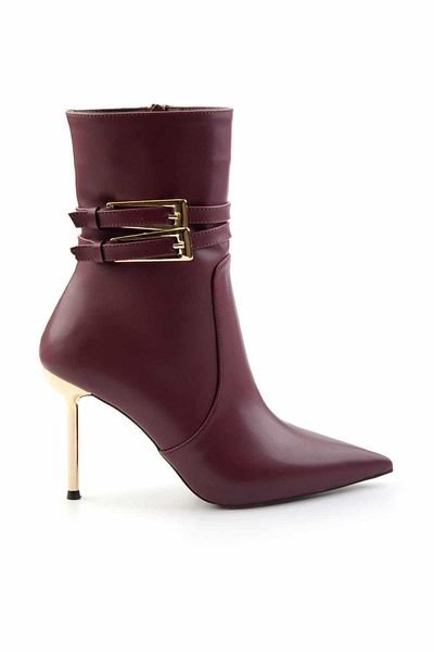 Bambi Claret Red Γυναικείες Μπότες & Μποτάκια K02209032509