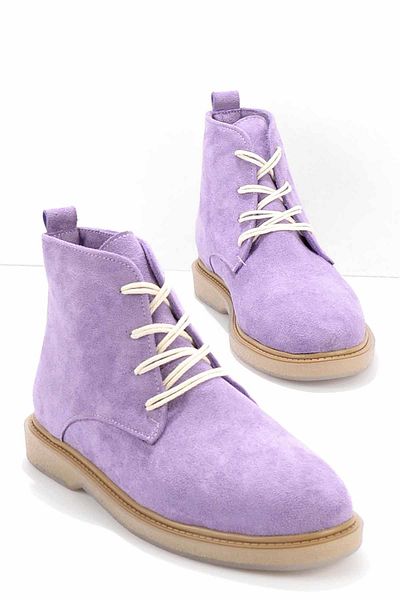 Bambi Lilac Suede Women's Boots & Booties02192140102