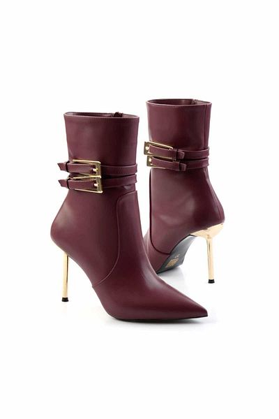 Bambi Claret Red Γυναικείες Μπότες & Μποτάκια K02209032509
