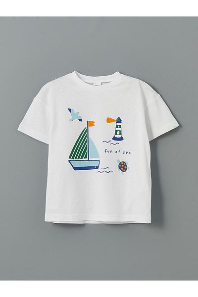 LC Waikiki Boys Printed T-Shirt and Shorts - Set of 2