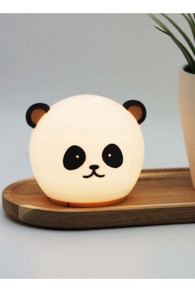 3D Brothers LED Panda Table Lamp Light for Home/Office USB Port house