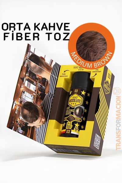 Transformacion Saç Dolgunlaştırıcı Fiber Topik Toz ORTA TON KAHVERENGİ 721497
