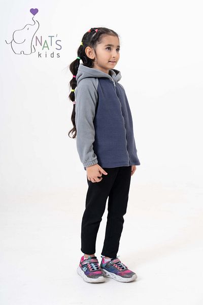 NATS KİDS Daisy Navy Blue Fleece Sweat