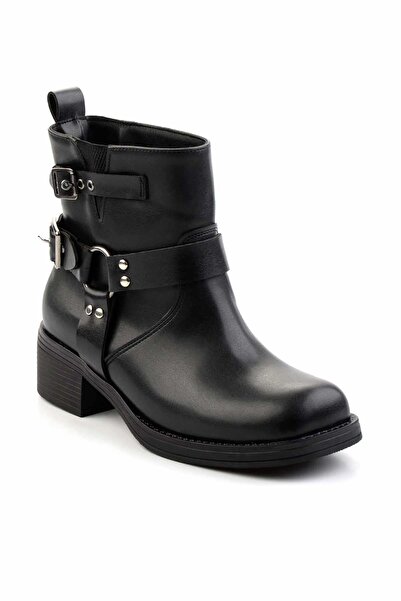 Bambi Siyah Kadın Bot & Bootie K02156203409