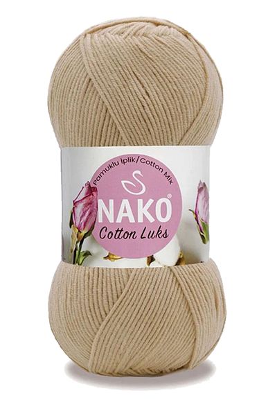 NAKO Alray 5 Pieces Cotton Luxury Vest Tunic Sweater Blouse Cardigan Yarn Wool Camel 97582