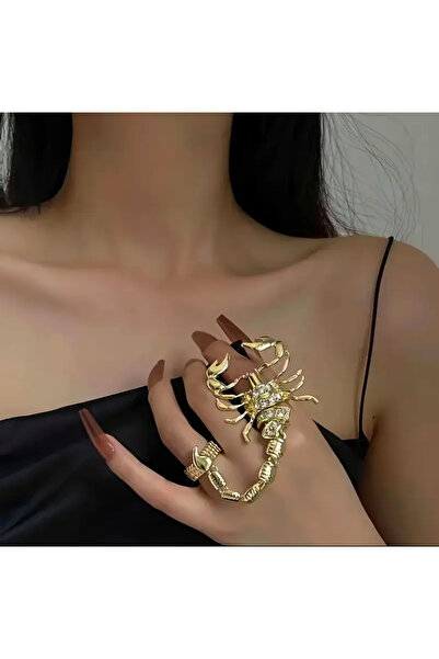 HOSBUTIK Gold Design Scorpion Ring