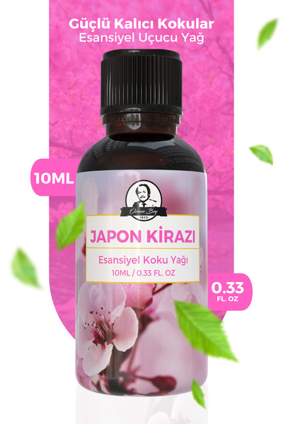 Özcan Bey Japon Kiraz Çiçeği Esansiyel Uçucu Koku Yağı Cherry Buhurdanlık Yağ...