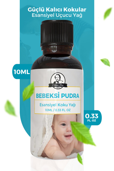 Özcan Bey Bebeksi Pudra Kokulu Esansiyel Uçucu Koku Pudra Yağı Buhurdanlık Ya...