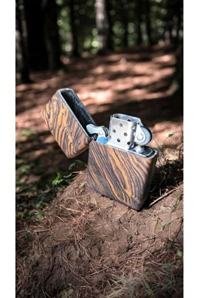 Turna Ahşap benzinli çakmak ( kök ceviz ağacı )