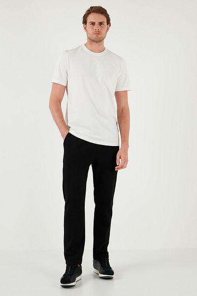 Buratti Cotton Regular Fit Regular Waist Straight Leg Pants Men's Pants 5908059