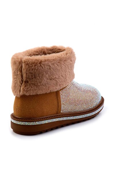 Bambi Taba Süet   Kadın Bot & Bootie K02192186002