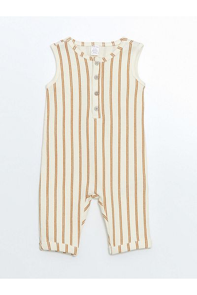 LC Waikiki Lcw Baby Striped Baby Boy Combed Jumpsuit