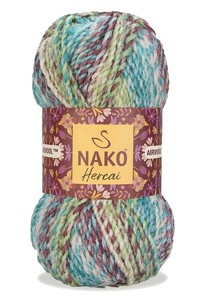 NAKO Hercai Ebruli 5 Pieces Cardigan and Sweater Set - Beanie Hand Knitting Yarn Wool 76037