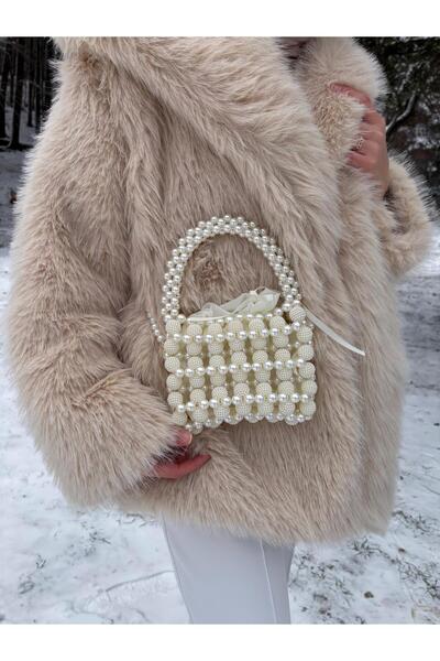 BEYBACO Special Design Blackberry Detailed Pearl Bead Bag