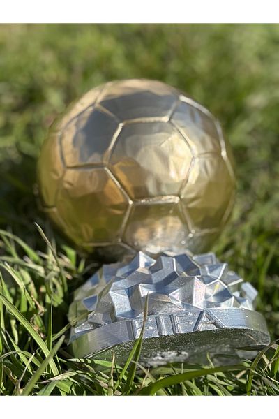 Goplast Premium Ballon d'or Cup κύπελλο επιβράβευσης μπαλονιών φωτεινό χρυσό χρώμα (προϊόν 1 κιλό)