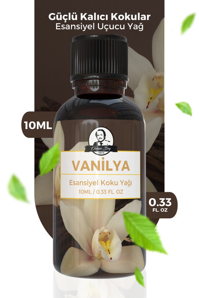 Özcan Bey Vanilya Kokulu Esansiyel Uçucu Koku Yağı Vanilla Buhurdanlık Yağı D...