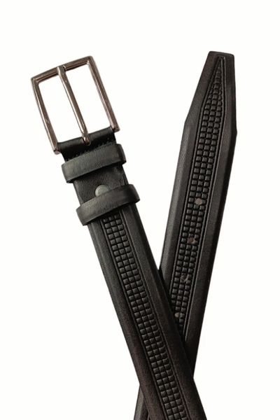 GOLEM Men's Classic Trouser Belt, Suit, Fabric and Canvas Trouser Belt