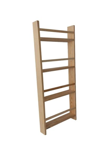 dekoriker Montessori Kitaplık Ahşap Eğitici Çocuk Kitaplığı Çocuk Odası 100x40cm